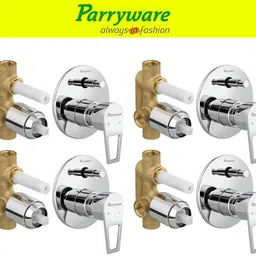 parryware Espirion concealed Diverter Body with Concealed Upper Part set of 4 pic 207 Faucet Set-picture-10