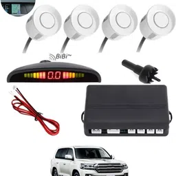 aarsh store Universal 4 White Reverse Parking Sensor-AF25N498 Universal 4 White Reverse Parking Sensor-AF25N498 Parking Sensor-picture-35