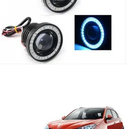 motoroys Car COB LED Projector Light Car with Angle Eye Projector X407 Headlight Car LED for Mini (12 V, 20 W)-picture-17