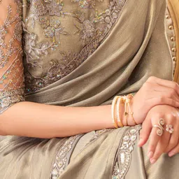 sareemall Embellished Bollywood Chiffon Saree image 4