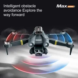 clubics DRONE M3 Max Ultra HD 4K Dual Camera Foldable Drone Long Flight Time WiFi FPV Drone image 3