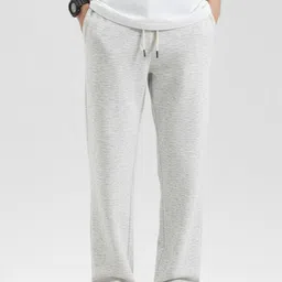 dockstreet Men Striped White Track Pants image 2