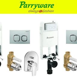parryware Half Frame Concealed Cistern, with divater body upper Praseo set of 2 pic 373 Dual Flush Tank-picture-41