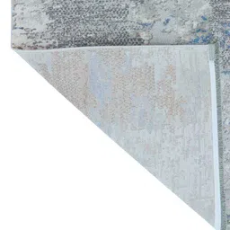 Grey Abstract Polypropylene 5 ft x 7 ft Machine Made Carpet by Apco image 5
