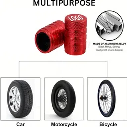 pavani Aluminium Tyre Valve Cap for Car image 2