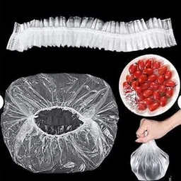 stockwell 100Pcs Fresh Keeping Bags, Reusable Elastic Food Storage Covers 10 inch Lid, Pack of 100-picture-18