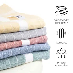 thirsty towel Red Cotton Solid 150 Gsm Bath Towel (1 Pc) image 2