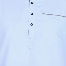 mildin Men Solid Cotton Blend Straight Kurta image 3