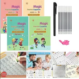 snowshell Magic Reused Practice book For Kids Handwriting 4 Book Drawing Books Magic Zx105-picture-15