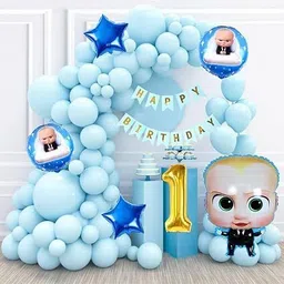 crazy propz 2 Yr Party Decoration Set Arche Kit & Happy Birthday Banner Star &Character Foil-picture-33