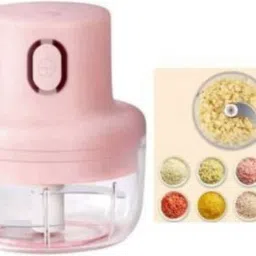 guptasonnew DEV59_BA117-Electric Wireless Garlic Chopper For Vegetable and Fruits Electric Vegetable & Fruit Chopper image 1