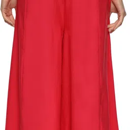 ngt Women Flared Pink Crepe Trousers image 2