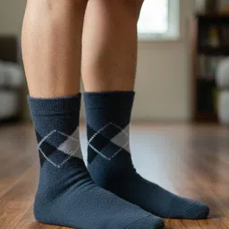 cdeck Men Self Design Calf Length-picture-28