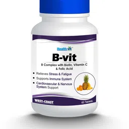 healthvit B-VIT Vitamin B complex with bioton, Vitmain C and Folic acid-picture-14