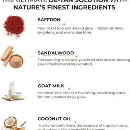 vicenza Magic Soaps For Bath | Chandan & Kesar Bath Soap Natural Herbal Glow Cleanser 92 image 3