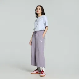 puma Women Solid Purple Track Pants image 5