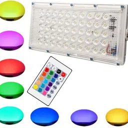 croon Led 50 Watt Rgb Multicolored Brick Light With Remote (Pack Of-1) Flood Light Outdoor Lamp-picture-11
