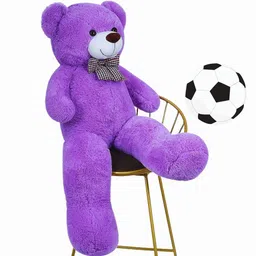 soft huggable 4 feet teddy bear - 137 cm-image-7