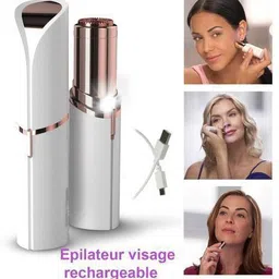 Online Mga Mart Portable USB Flawless Facial Hair Grooming Tool Cordless Epilator image 2