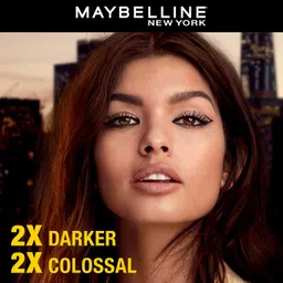 maybelline new york Super Black Kajal, 8.8 g (Pack of 2) image 2