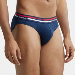 jockey Pack of 2 US49 Super Combed Cotton Solid Men Brief image 3