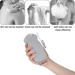 ramya beauty care 1pcs Bath Body Shower Sponge - SPA Scrub Exfoliator for Women and Men image 3