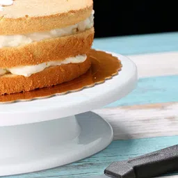 fulkiza Plastic 360* Rotates 28CM Cake Decorating Turntable Stand, Cake Plastic Cake Server image 4