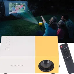 IMMUTABLE Mini Home Projector, Full HD Supported Movie Projector OL3 Projector Screen (Width 115.5 cm x 44.5 cm Height) image 1