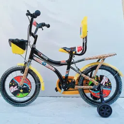 little wheelz kids zone BICYCLE 16 T ZOOM (M.RIM) YELLOW (FOR 4 TO 5 YEAR KIDS BABY) 16 T (inch) Recreation Cycle image 2