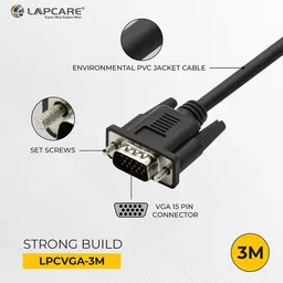 LAPCARE VGA Cable 3 m LPCARE VGA CABLE image 4