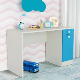 adona Celestia Kids' Kids Study Table in Azure & White Colour-picture-29
