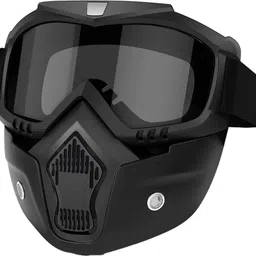 jc compta Goggle Face Mask Anti Scratch UV Protective Face | Eyewear Windproof Dirt Shield With Soft Foam Padded Detachable Mouth Filter For cycling Bike Off Road Racing Blowtorch Safety Goggle-picture-13