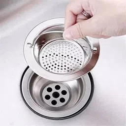 the palku Kitchen Sink Stainless Steel Push Down Strainer-picture-27