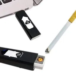 clairbell INZ470_USB Cigarette Lighter Windproof Rechargeable Flameless Lighter Smokeless Pocket Lighter image 3