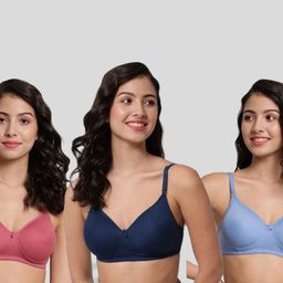 calcados Pack of 3 Women Push-up Lightly Padded Bra-picture-20