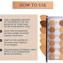 el syco 12-in-1 Concealer Palette for Face Makeup Concealer image 2