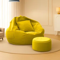 karuto 4XL Tear Drop Bean Bag Cover (Without Beans)-picture-15