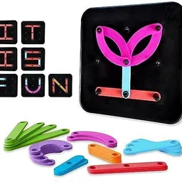 sotnof Alphanumeric Puzzle Alphabets Numbers Shapes Montessori Activity Toys for kids-picture-22