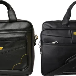 Men Black, Black Messenger Bag-image-7