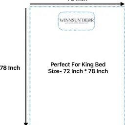 winnsun King Size Elastic Strap Synthetic Waterproof Mattress Cover image 4