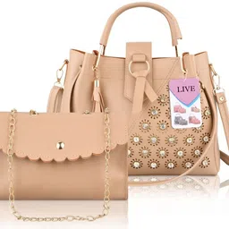 live Women Beige Messenger Bag-picture-22