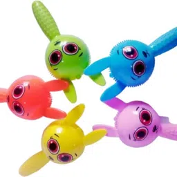 mps Animal Flash Ball Toy for Kids 1 Pcs-Light Up and Peep Sound Ball(Multicolor)) Rattle image 3