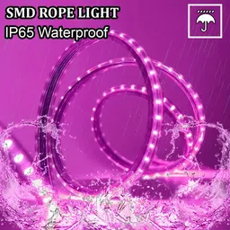 fizzytech 1200 LEDs 40 m Pink Steady Strip Rice Lights image 2