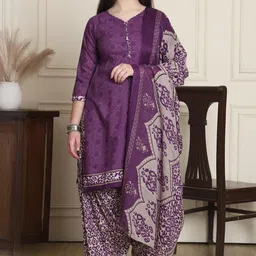 rajnandini Printed Kurta, Patiala & Dupatta Set-picture-26