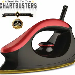 chartbusters by chartbusters MAJESTIC CROWN CURVE DESIGN CURVY LOOK 1000-Watt DRY IRON [2-YEAR WARRANTY] 1000 W Dry Iron-picture-22