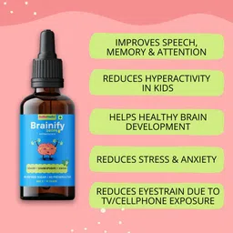 better herbs Brainify Drops Brain Booster Supplement for 2-16 Yrs Old | 7 Herbs Formulation image 5