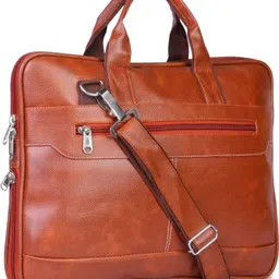 jairaj Men & Women Tan Messenger Bag image 2