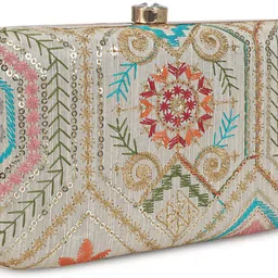 ia enterprises Casual Multicolor Clutch image 3