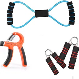 dr pacvu Setof3|Hand Gripper,2Wrist Excerciser,xshape Toning Tube|Body Fitness Equipment Fitness Accessory Kit Kit-picture-25