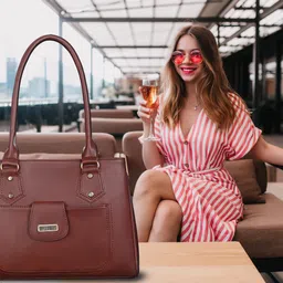 snappy Women Brown Messenger Bag image 4